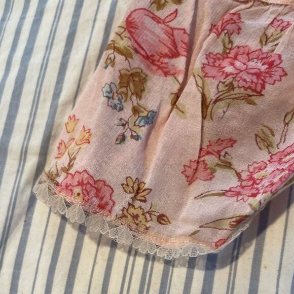 Persaman New York - Y2K Coquette Floral Pink Midi Skirt - Size 4 - Picture 3 of 5